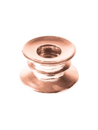 KERZENHALTER SUEDE GOLD ROSA DIA 6CM X 4CM