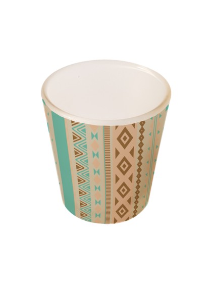 BOUGEOIR VERRE INDIEN DIA 5.6CM X 6.8CM