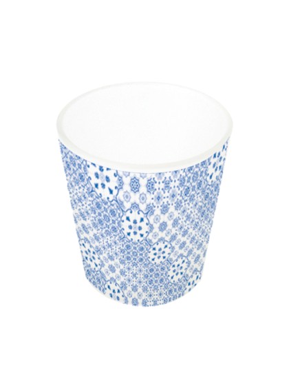 KERZENHALTER GLAS AZULEJOS DIA 5.6CM X 6.8CM
