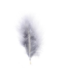 5 GREY FEATHERS 10-15CM