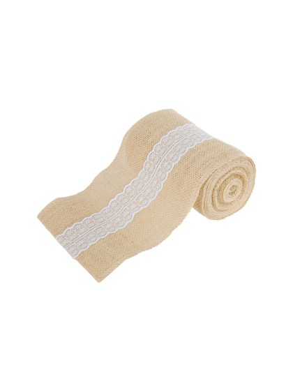 JUTESTOFF MIT SPITZE 14.5CM X 5M