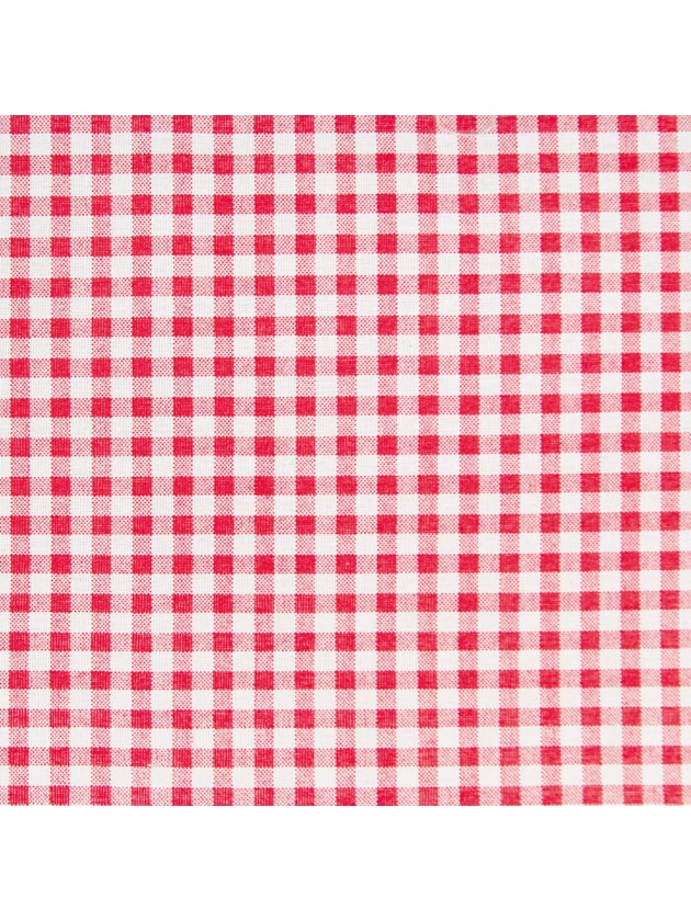 CHEMIN DE TABLE EFFET LIN VICHY ROUGE 28CM X 5M