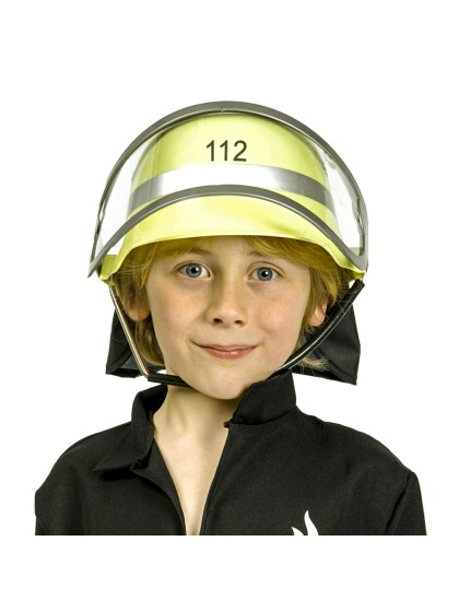 CASQUE POMPIER AVEC VISIERE EN PLASTIQUE TU
