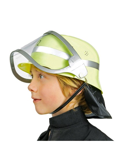 CASQUE POMPIER AVEC VISIERE EN PLASTIQUE TU
