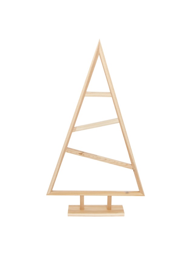 ARBRE NOEL BOIS 60CM X 35CM X 6CM