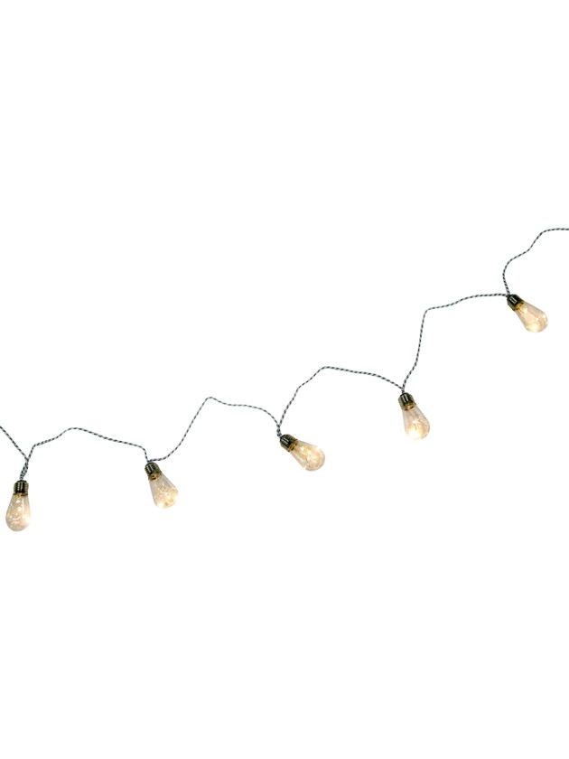 GARL 10 SMALL BULBS WARM WHITE 30 LED 365CM