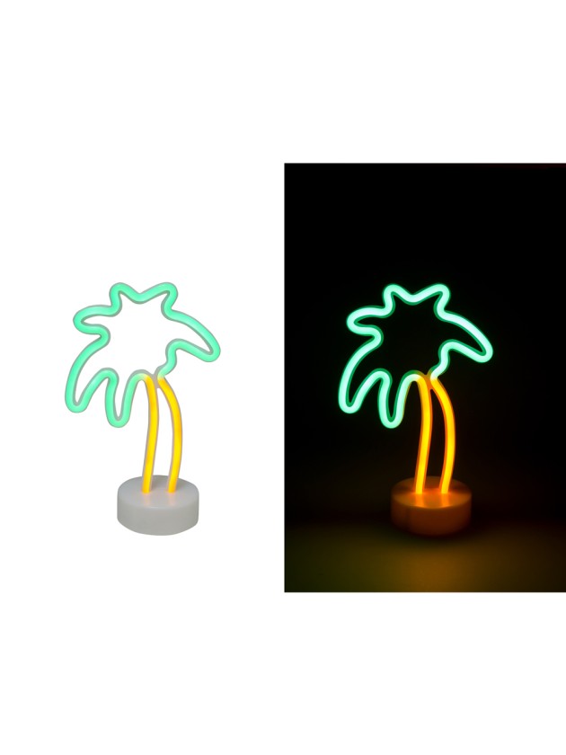 PALME NEON GRÜN GELB 18CM X 30CM