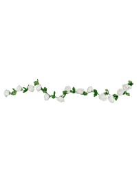 GUIRLANDE ROSES BLANC 220CM