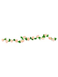 GUIRLANDE ROSES ROSE 220CM