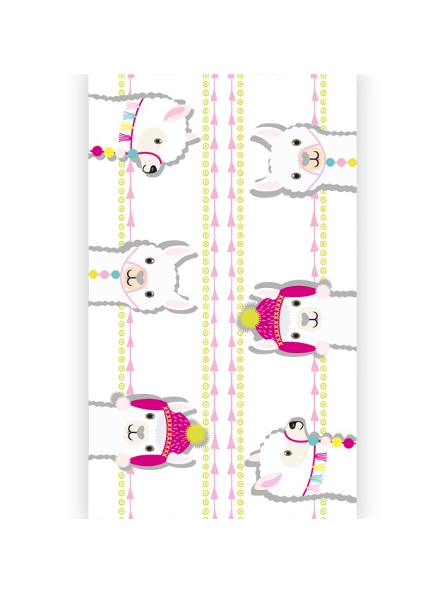 CHEMIN DE TABLE ROMANCE LAMA 2 30CM X 5M