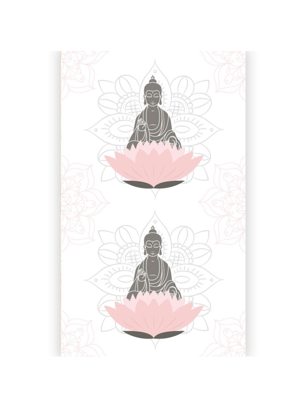CHEMIN DE TABLE ROMANCE BOUDDHA 30CM X 5M