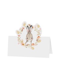 SET 6 TISCHKARTEN OSTERN 8CM X 8CM