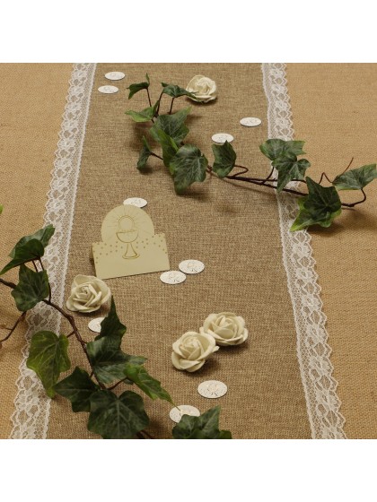 S/ 6 TABLE PLACE CARDS COMMUNION 8CM X 8CM