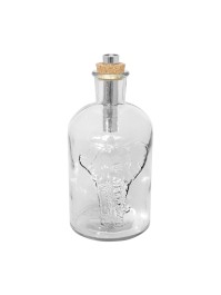 BOUTEILLE ELEPHANT 5 LEDS DIA 10.3CM X 22CM