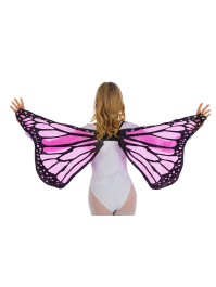 ADULT PINK BUTTERFLY WINGS ONE SIZE