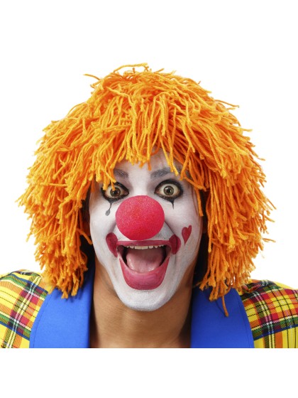 PERÜCKE CLOWN WOLLE ORENGEL 