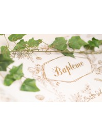 TISCHLÄUFER ELEGANCE TAUFE FLEURI 30CM X5M