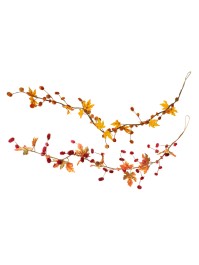 AUTUMN LEAVES GARLAND 2 ASSORTED MODELS 120CM