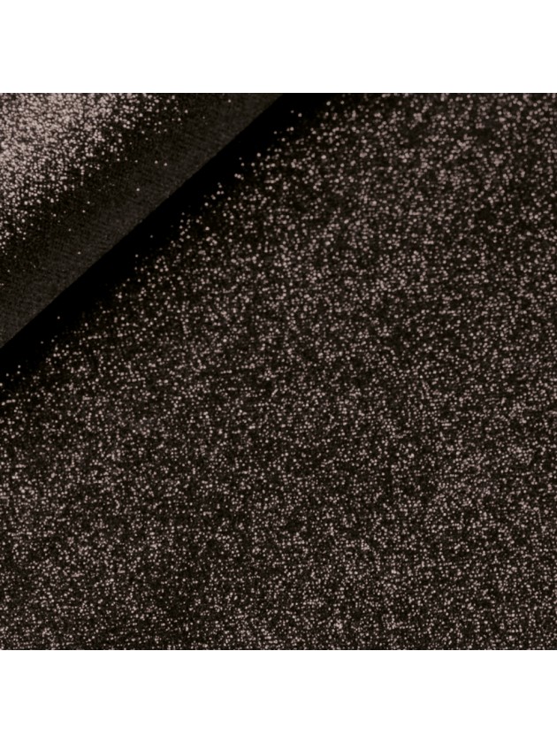TISCHLÄUFER PAILLETTEN PREMIUM SCHWARZ 30CM X 5M