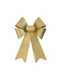 SHINY GOLD BOW 22.9 X 38.1CM