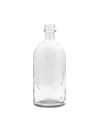 FLASCHE VINTAGE TRANSPARENT DIA 10CM X 26CM