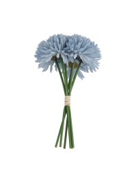 BLUMENSTRAUSS 6 DAHLIEN BLAU CIEL 26CM