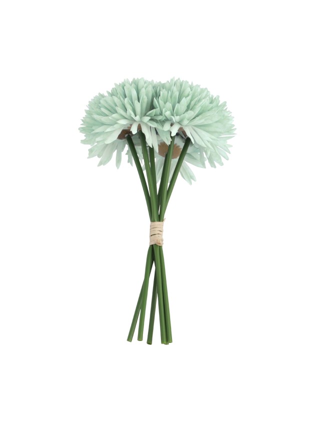 BUNCH OF 6 DAHLIA SOFT MINT 26CM