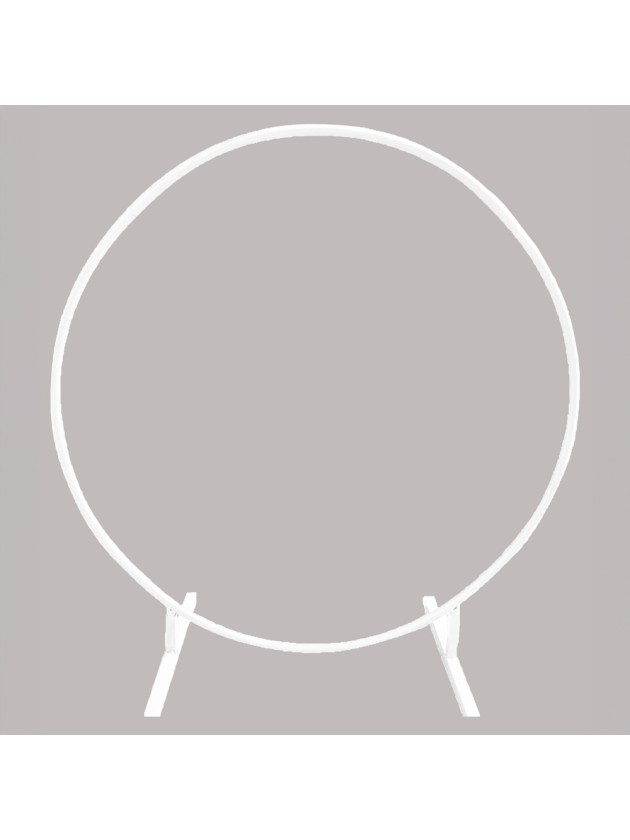 BOGEN CEREMONIE RING METALL WEISS 2M/ DIA 19MM