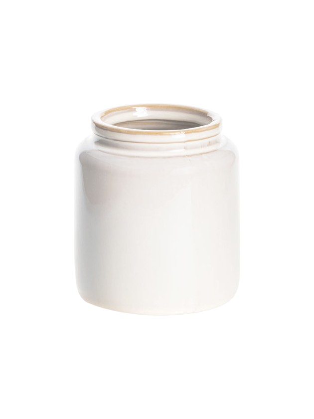 VASE CERAMIQUE GRIS DIANE DIA 11CM X 12CM