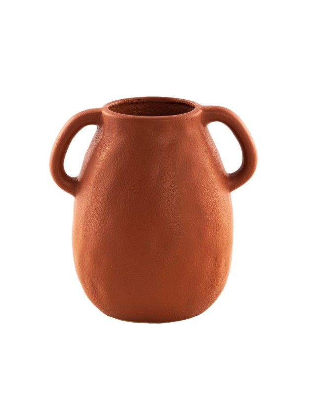 TERRACOTTA VASE ANTALYA 17.6CM X 14CM X 18CM
