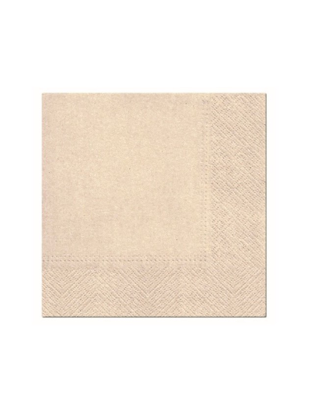 PAQUET DE 20 SERVIETTES PAPIER 3 PLIS COULEUR CRAFT WE CARE 33CM X 33CM