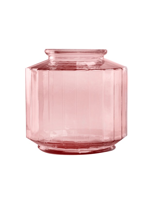 VASE FLORA ROSA ZART DIA 23CM X 23CM