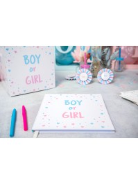LIVRE D’OR 96 PAGES BOY OR GIRL 20.5CM X 20.5CM