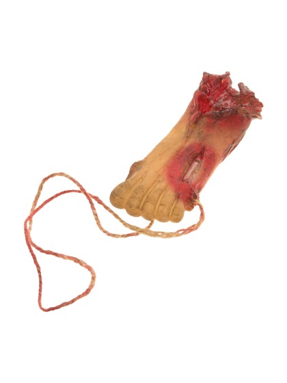FUSS LATEX BLUTVERSCHMIERT AUFHÄNGEN 15CM X 5.5CM X 5CM