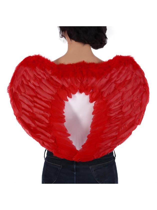 RED ANGEL WINGS 60CM X 45CM