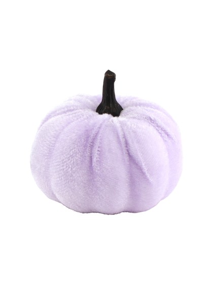 CITROUILLE VELOURS LILAS SUMMERWEEN DIA 7CM X 4/7CM HT