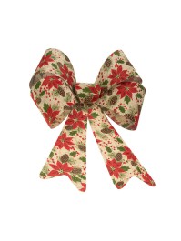 1 POINSETTIA BOW 36.5CM X 50.8CM