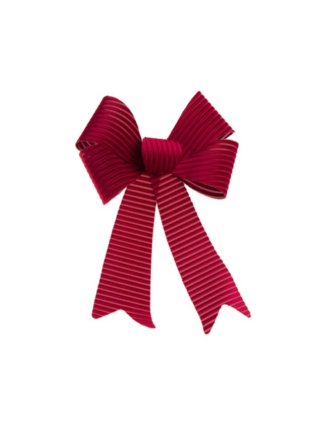 1 BURGUNDY CORDUROY VELVET BOW 22.9CM X 39.1CM