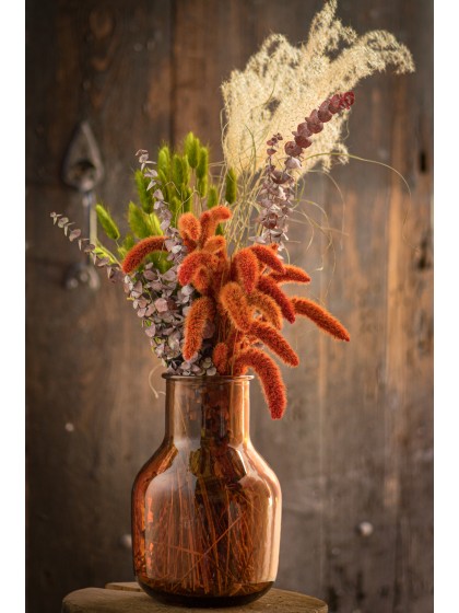 VASE CARLA AMBRE DIA 20CM X 30.5CM