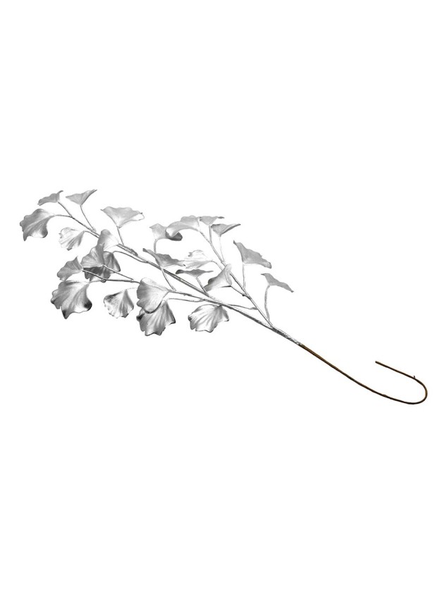 DEKOÄSTE GINKGO SILBER MATT 61CM
