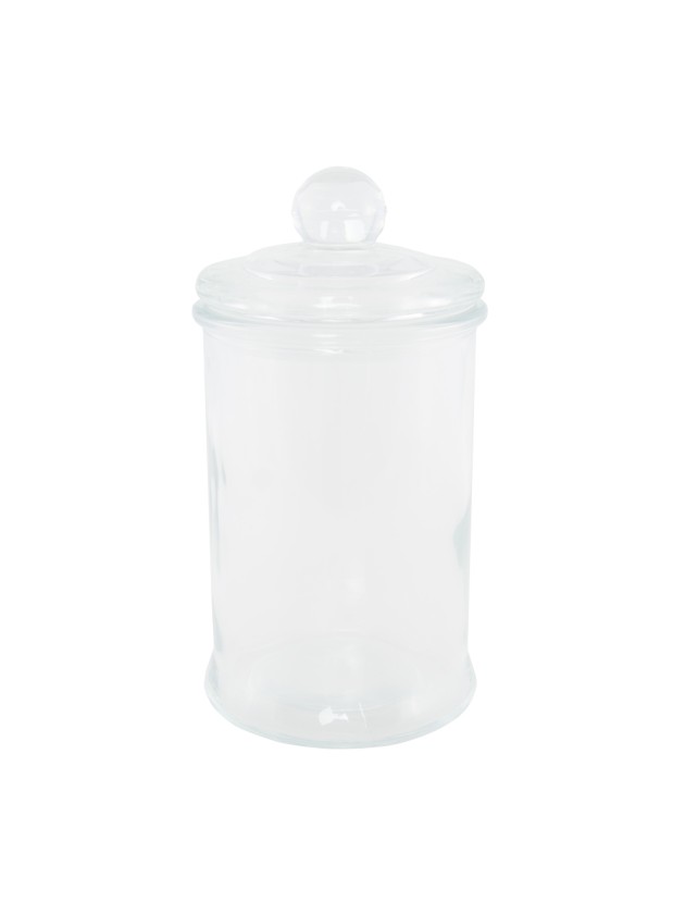 BONBONNIERE GLAS MIT DECKEL 600ML 9.8CM X 18.7CM