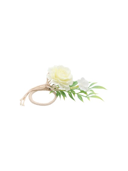 SERVIETTENRING ROSA WEISS DIA 5CM