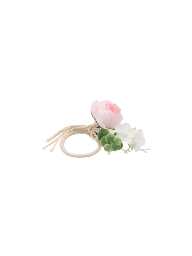 SERVIETTENRING PFINGSTROSE ROSA DIA 5CM
