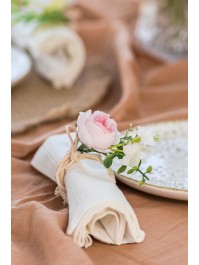 SERVIETTENRING PFINGSTROSE ROSA DIA 5CM