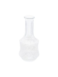 SOLIFLORE VERRE ANTIQUE TRANSPARENT DIA 10CM X 21.5CM