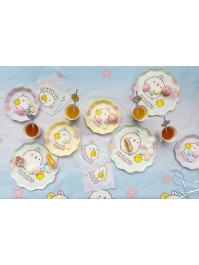 RECYCLED PAPER TABLECLOTH 40GSM MOLANG © 136CM X 228CM