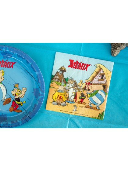 20 SERVIETTEN PAPIER 3 FALETENASTERIX® 33CM X 33CM