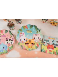 8 TELLER PLASTIC FREE 2 SORT. BANGOBERRY © 23CM