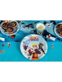 8 TELLER PLASTIC FREE NARUTO SHIPPUDEN © 23CM