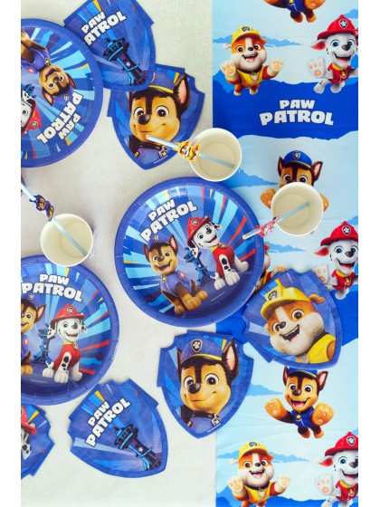8 ASSIETTES PLASTIC FREE PAT’PATROUILLE © 23CM